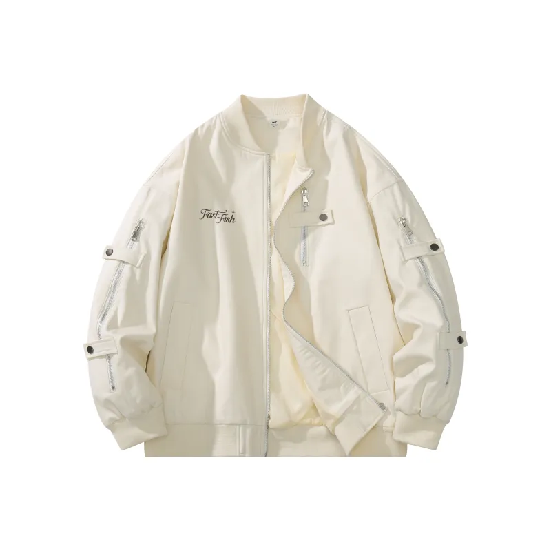 FASTFISH Jackets Coats Unisex Burgundy-4