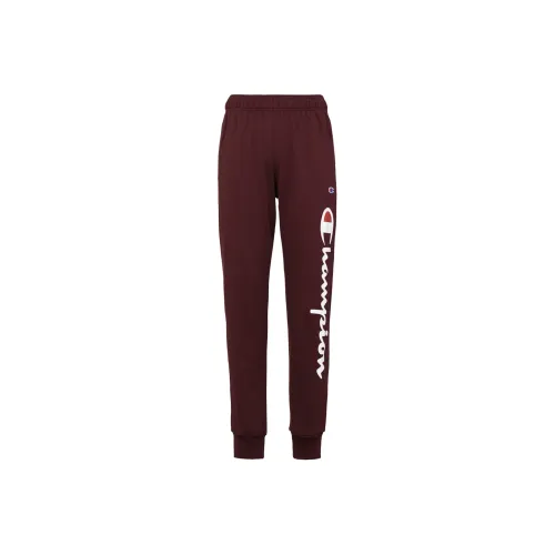 Champion Knitted Sweatpants Men Burgundy