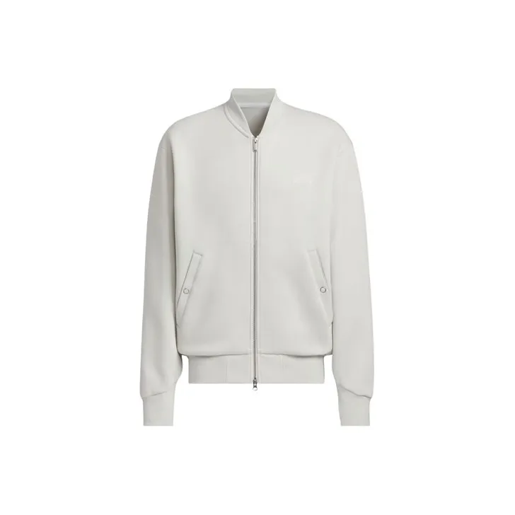 Adidas Spacer Bomber Jacket Jackets Coats Men's Talc-0