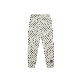 MLB MLB Monogram MLB Basic Logo Knitted Sports Pants Unisex Cream