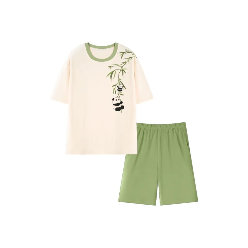 FENTENGCARE Pajama Set Men's White-0