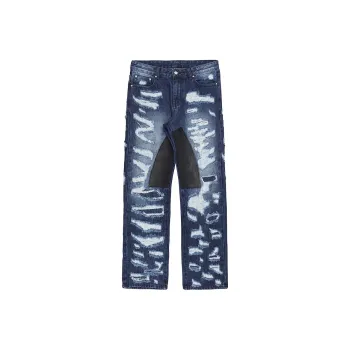 XINYINSU Jeans Unisex Sky Blue