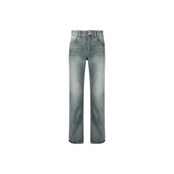 Givenchy Mid Rise Bleach Effect Denim Jeans