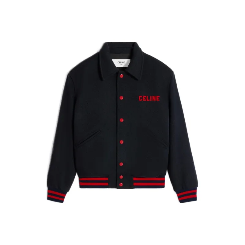CELINE SS24 Jackets Coats Men's Navy-0