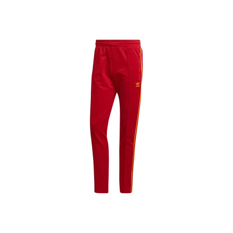 Adidas Originals BECKENBAUER Knitted Sweatpants Men's Red-0