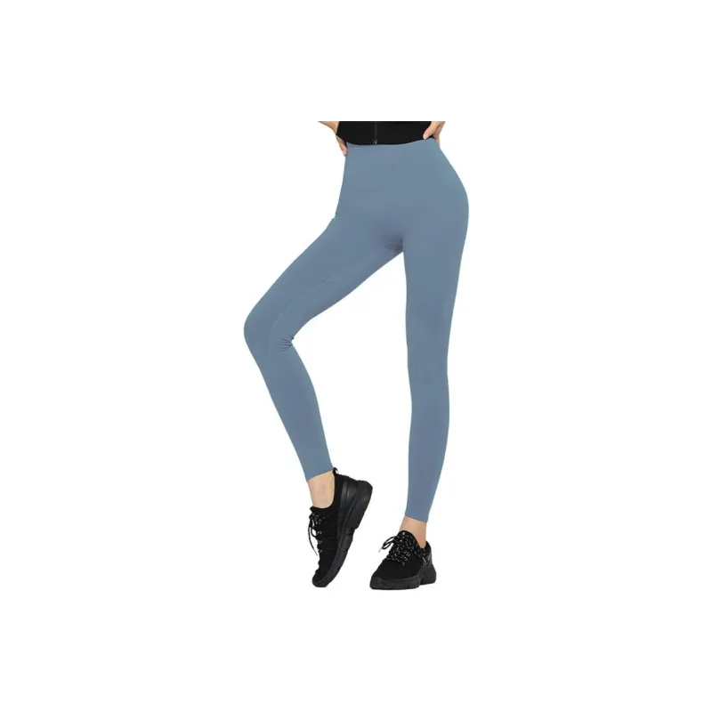 XEXYMIX Yoga Pants Women's Light Gray Blue-0