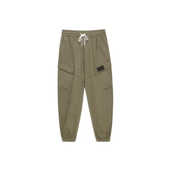 Muscle Dog Casual Pants Men's Army Green