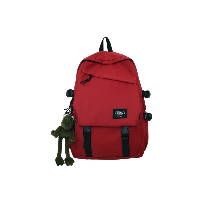 URBAN FOREST Nylon Backpack Unisex Blue/White/Black/Gray/Burgundy-24