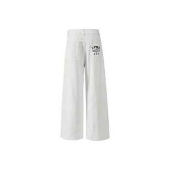 UPZCY Jeans Unisex White