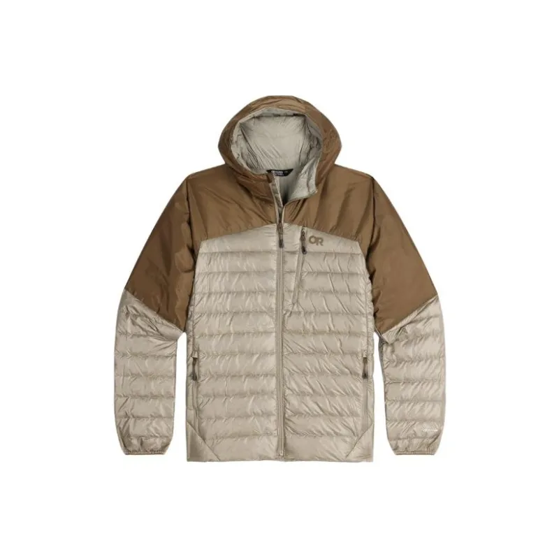 Outdoor Research Helium Down Hoodie Jackets Coats Men's Khaki-0
