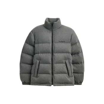 COACH FW24 Down Jacket Men's Dark Lime Gray