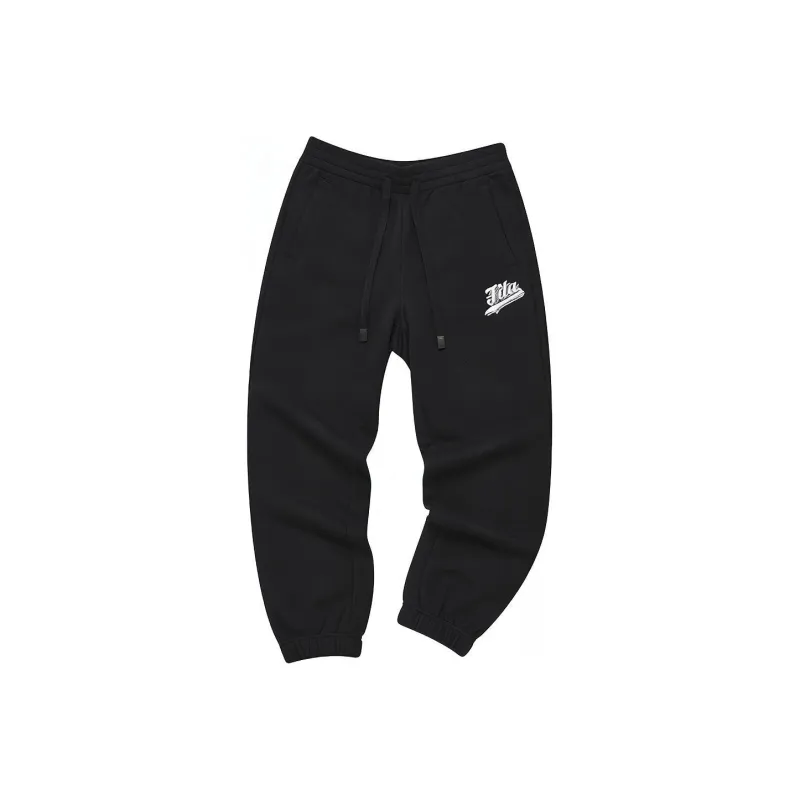 FILA FUSION Knitted Sweatpants Men Pitch Black-0