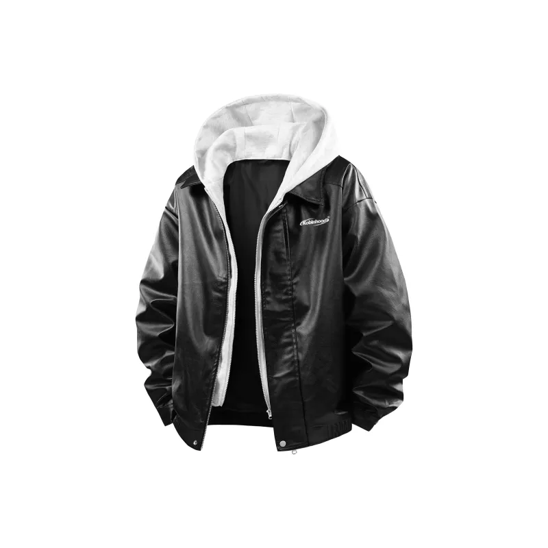 ROBINHOOD Jackets Coats Unisex Pink Black Cap-10