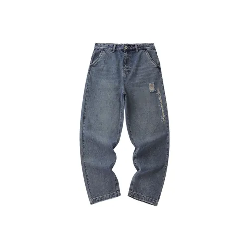 Lulifama Jeans Unisex Black