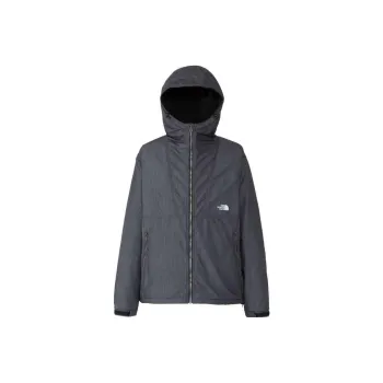 THE NORTH FACE Nylon Denim Compact Nomad Jacket Jackets Coats Men's Black Denim