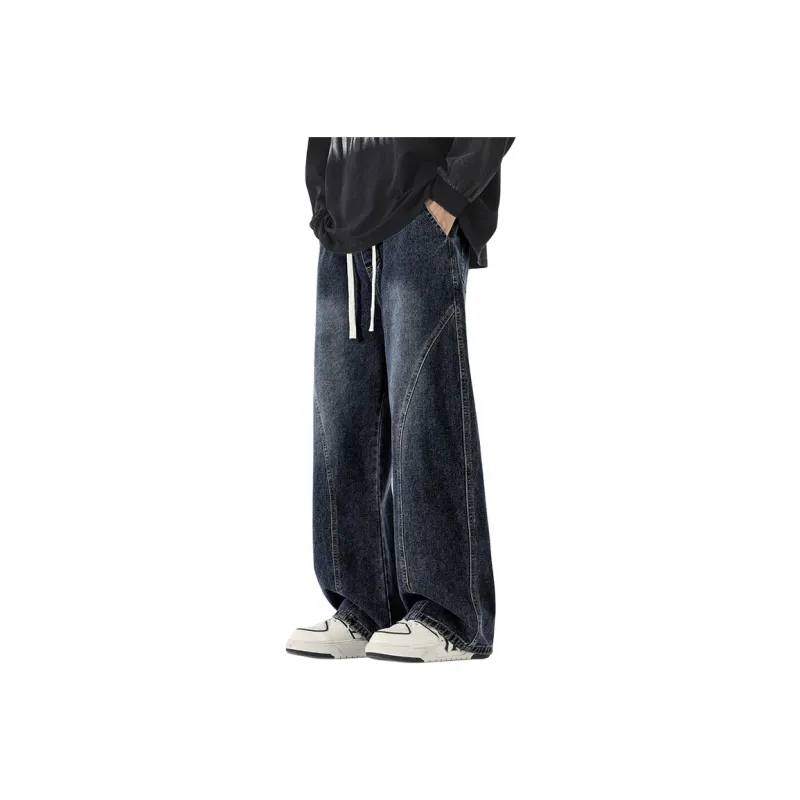 RENBEN Jeans Unisex Vintage Blue-4