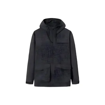 CHAOJIANTA Jackets Coats Men's Basic Black
