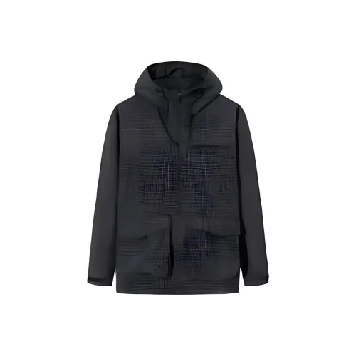 CHAOJIANTA Jackets Coats Men's Basic Black