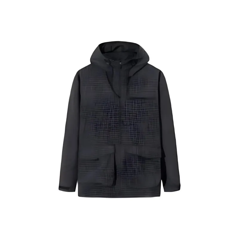 CHAOJIANTA Jackets Coats Men's Basic Black-0