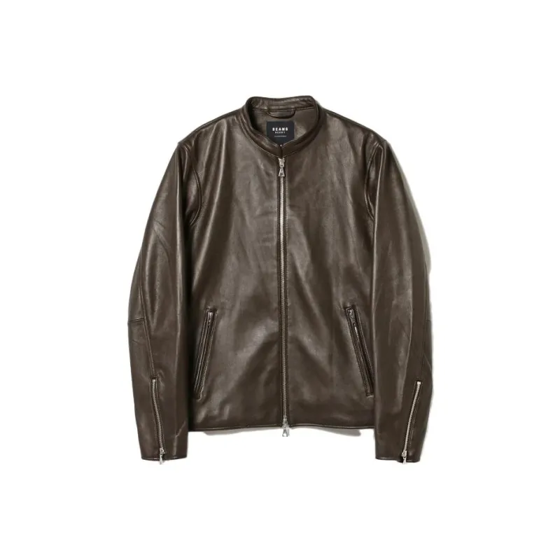 Beams Leather Jackets Men-5
