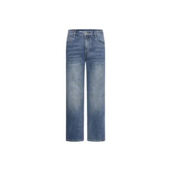 Hattie Stewart X Biyin Leufen Jeans Men 15 Light Blue