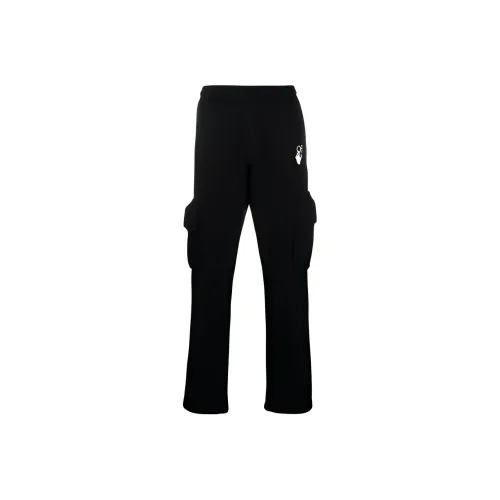 OFF WHITE SS21 Knitted SweatPants White Men Black