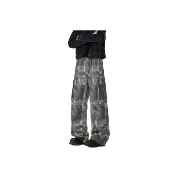 ZYKY Jeans Unisex Tie dye Camouflage