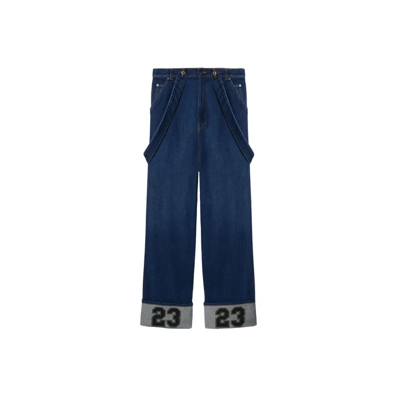 OFF-WHITE 90s Braces-detail Straight-leg Jeans-0