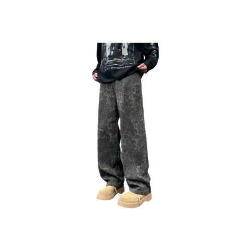 NOME Jeans Unisex Leopard Print