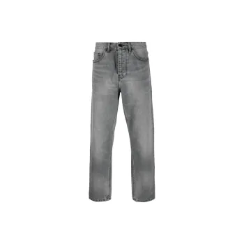Carhartt WIP Newel Logo Patch Straight Leg Jeans