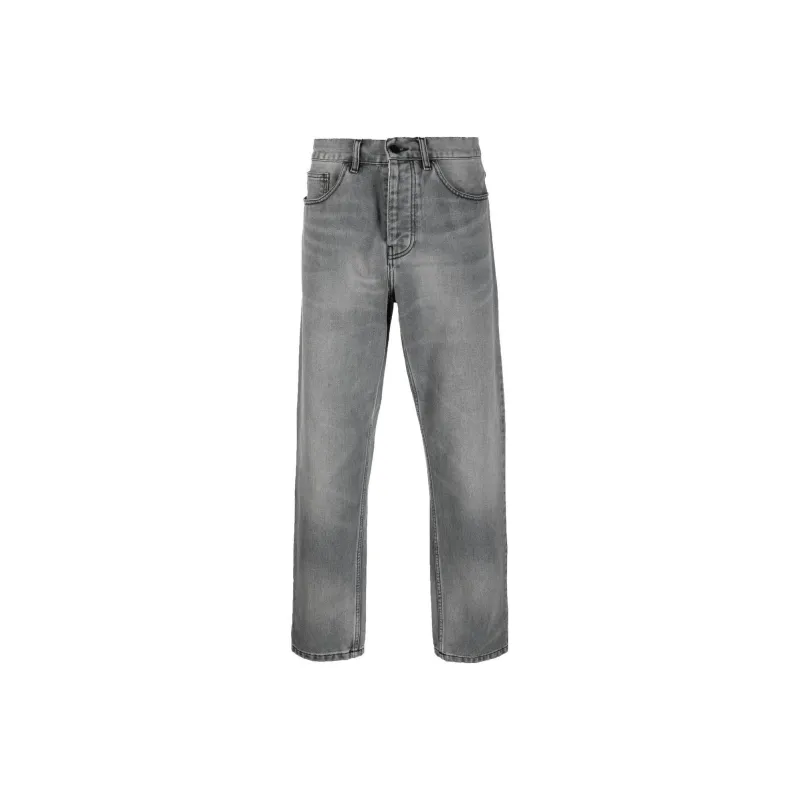 Carhartt WIP Newel Logo Patch Straight Leg Jeans-0