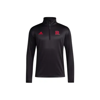 Adidas Free Shipping With AdiClub Rutgers Scarlet Knights Long Sleeve 1/4-Zip Knit Jacket