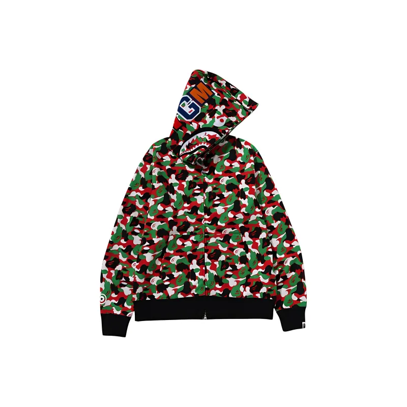 Bape Store Dubai Separate Shark Full Zip Hoodie-0