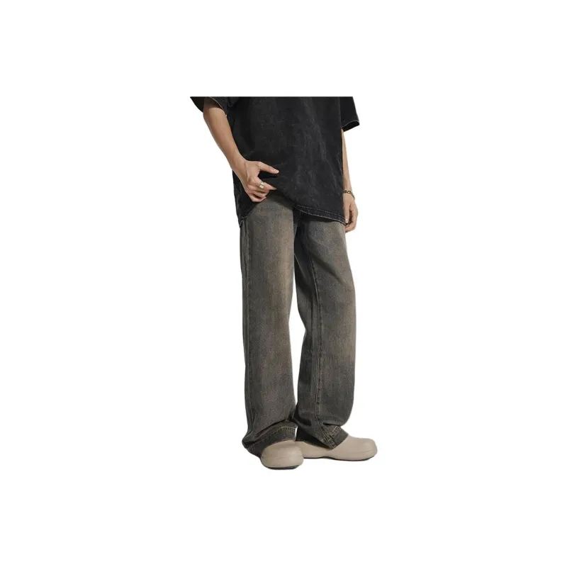 SONGS ALONG Jeans Unisex Blue Embroidery-0