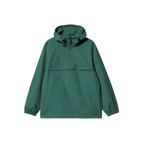 Carhartt WIP SS24 Windbreaker Pullover Summer dass Coats Men's Green