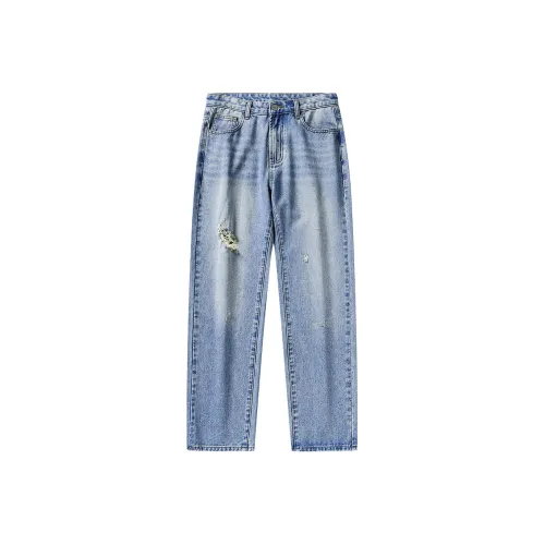 GOSNACE Cargo Pants Unisex Gray White