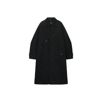 Silente Coats Unisex Washed Black