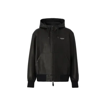 Burberry FW22 Leather Jacket Men's Black