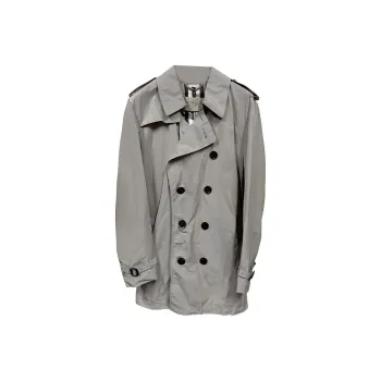 Burberry Trench Coat Men's Gray