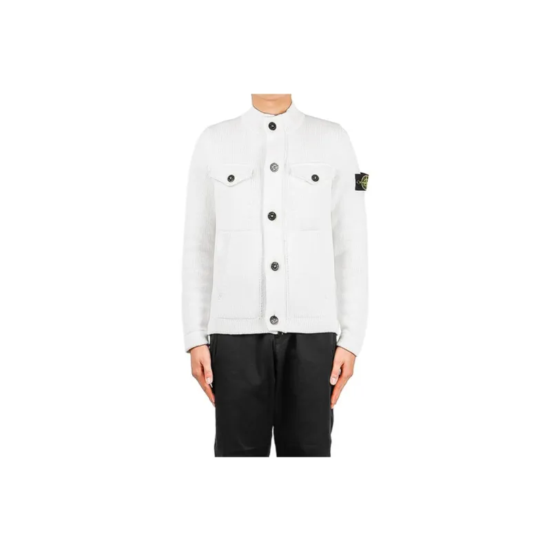 STONE ISLAND Jackets Coats Men's White-0