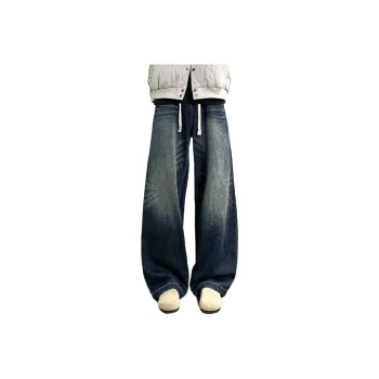 Aolx Jeans Unisex Blue