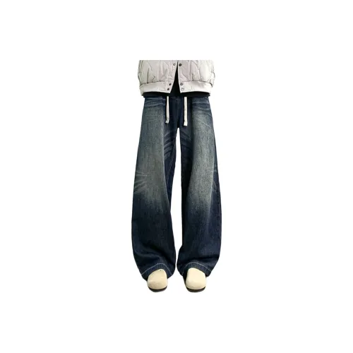 KULAIYA Jeans Unisex Black Blue