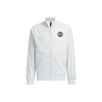 Adidas Verbiage Knit Jacket Jackets Coats Men's Light Blue