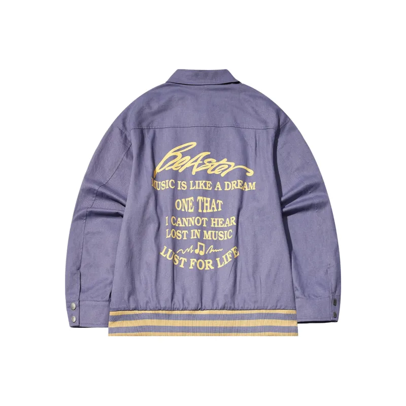 BEASTER Jackets Coats Unisex Purple-0