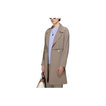 VICUTU Trench Coat Unisex Beige