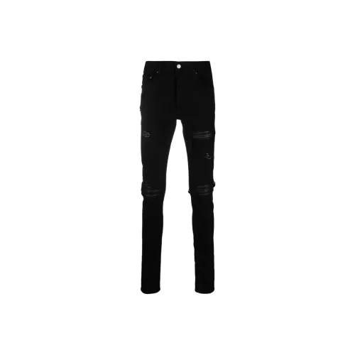 AMIRI Mx1 Distressed Tapered Leg Jeans