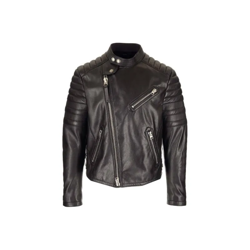 TOM FORD Leather Jackets Men Black-0