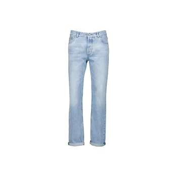 Brunello Cucinelli Logo stitched Tapered Jeans