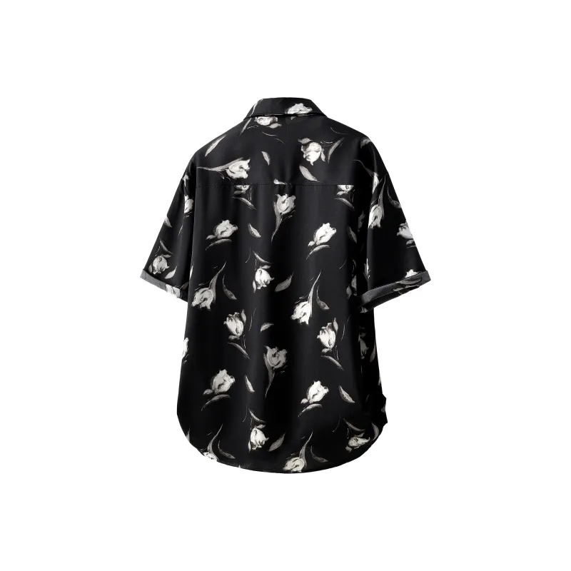 URBAN AUTHENTIC Shirt Matching Set Unisex Black-3
