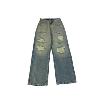 FAIRWHALE Jeans Unisex Light Blue
